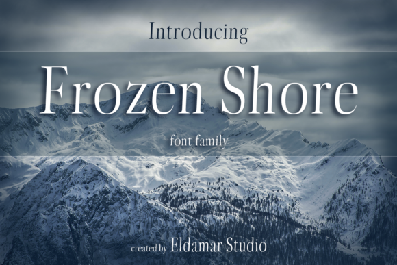 Frozen Shore Font - Featured Image