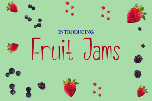 Fruit Jams Font - Featured Image