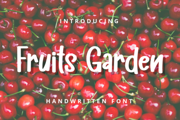 Fruits Garden Font - Featured Image