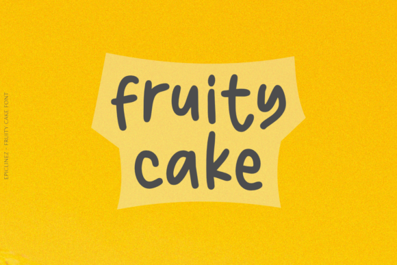 Fruity Cake Font - Featured Image