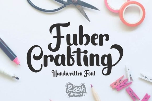 Fuber Crafting Font - Featured Image