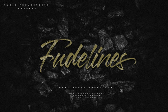 Fudeline Font - Featured Image
