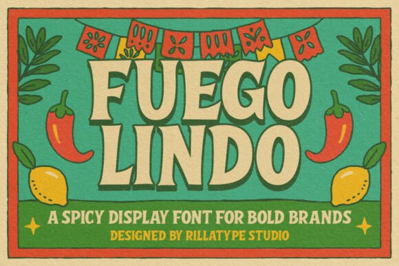 Fuego Lindo Font - Featured Image