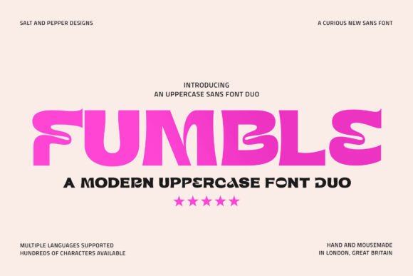 Fumble Font - Featured Image