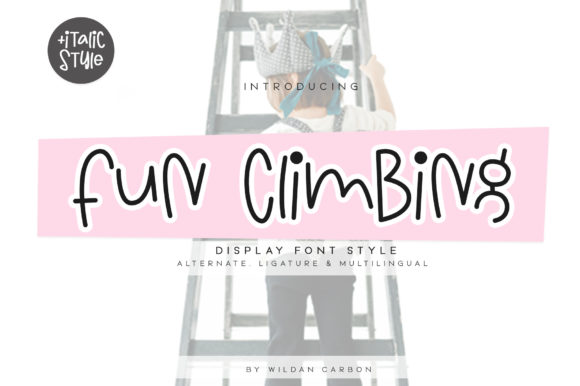 Fun Climbing Font - Featured Image