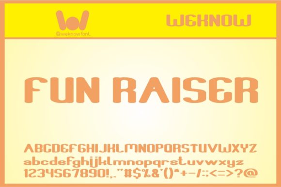 Fun Raiser Font - Featured Image