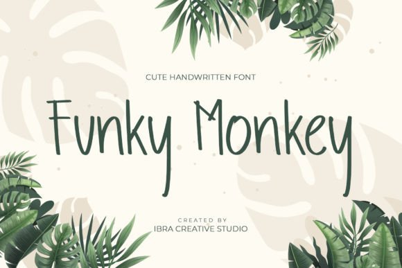 Funky Monkey Font - Featured Image
