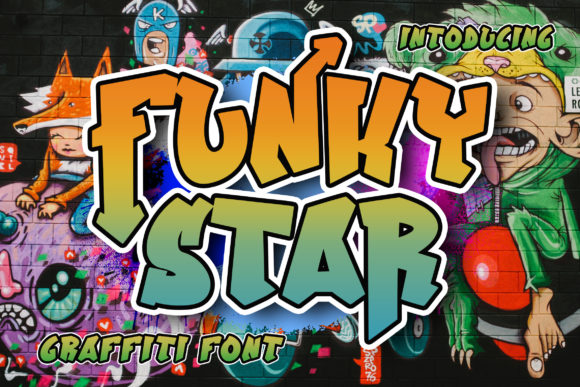 Funky Star Font - Featured Image