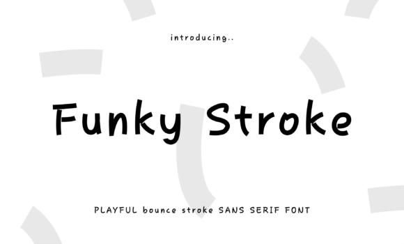Funky Stroke Font - Featured Image