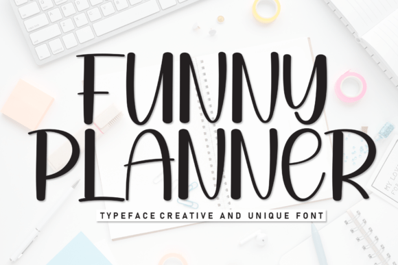 Funny Planner Font - Featured Image