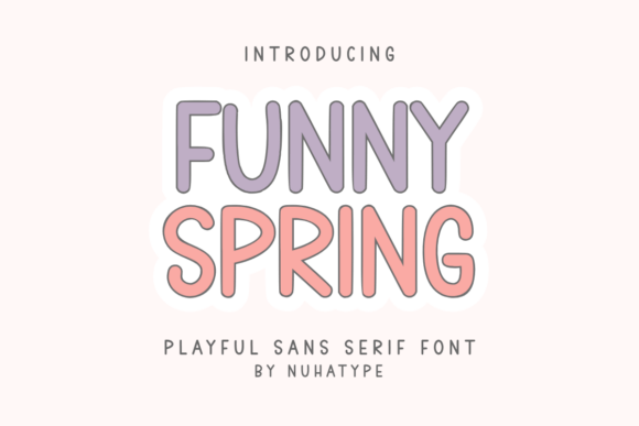 Funny Spring Font - Featured Image