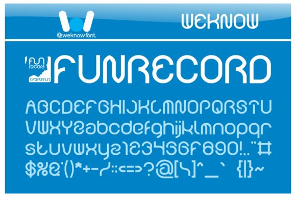 Funrecord Font - Featured Image