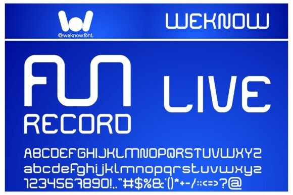 Funrecord Live Font - Featured Image