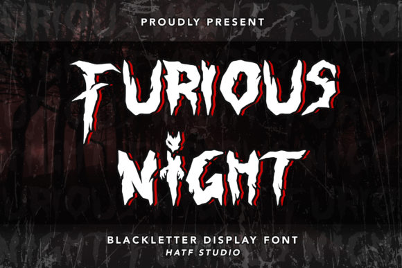Furious Night Font - Featured Image