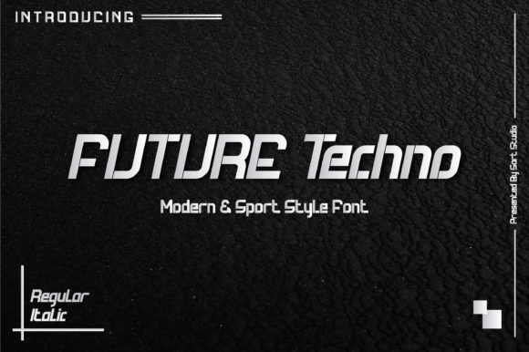 Future Techno Font - Featured Image