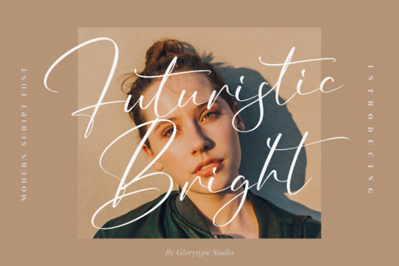 Futuristic Bright Font - Featured Image