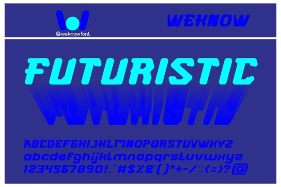 Futuristic Font - Featured Image