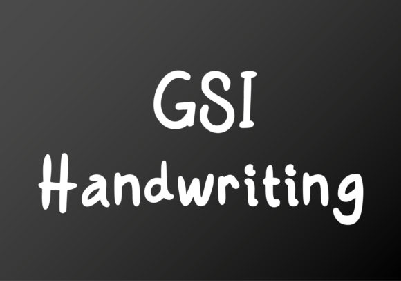 GSI Handwriting Font - Featured Image