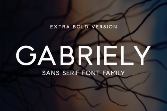 Gabriely Extra Bold Font - Featured Image