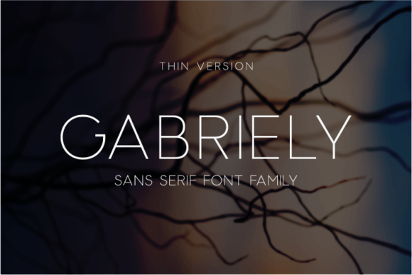 Gabriely Thin Font - Featured Image