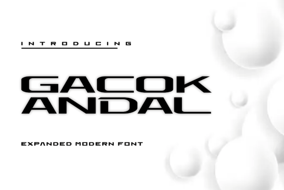 Gacok Font - Featured Image