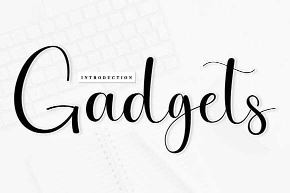 Gadgets Font - Featured Image