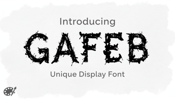 Gafeb Font - Featured Image