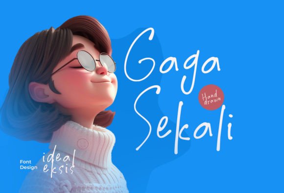 Gaga Sekali Font - Featured Image