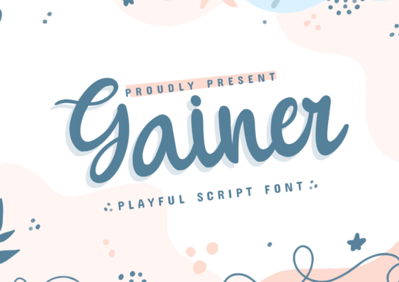 Gainer Font - Featured Image