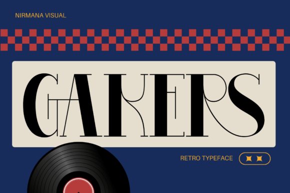 Gakers Retro Font - Featured Image