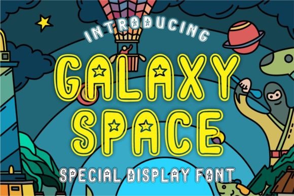 Galaxy Space Font - Featured Image