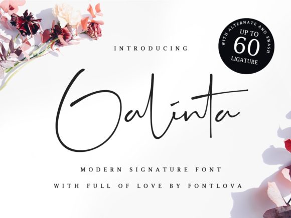 Galinta Font - Featured Image