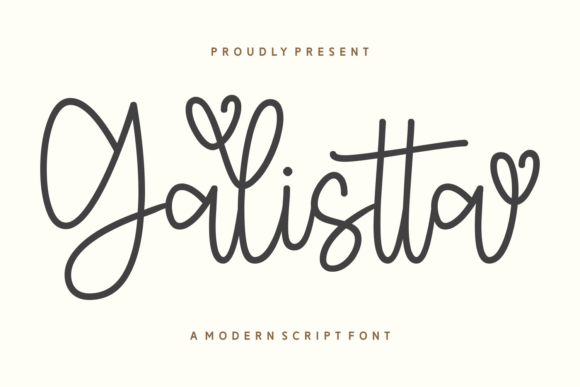 Galistta Font - Featured Image