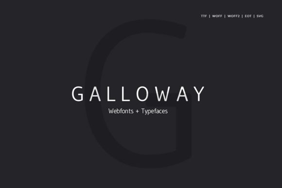 Galloway Font - Featured Image