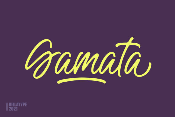 Gamata Font - Featured Image