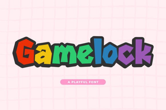 Gamelock Font - Featured Image