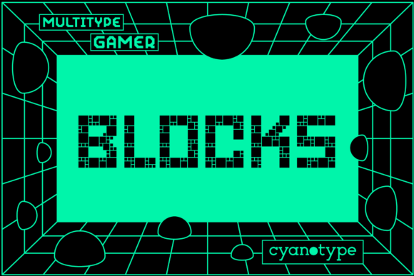 Gamer Blocks Font - Featured Image