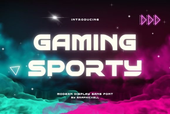 Gaming Sporty Font - Featured Image