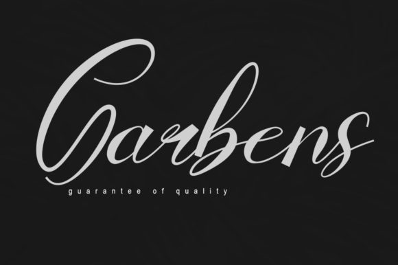 Garbens Font - Featured Image