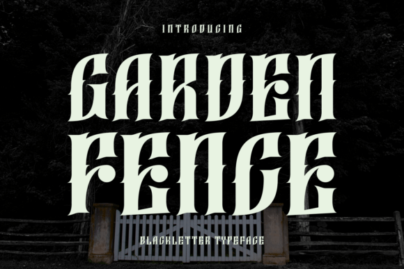 Garden Fence Font - Featured Image