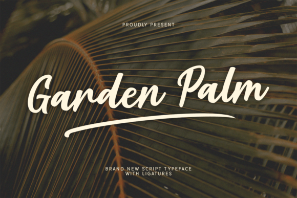 Garden Palm Font - Featured Image