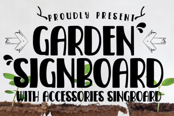 Garden Signboard Font - Featured Image