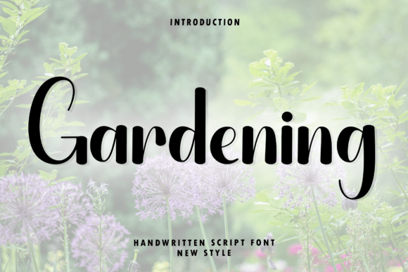 Gardening Font - Featured Image