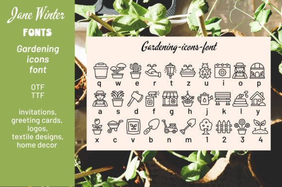 Gardening Icons Font - Featured Image