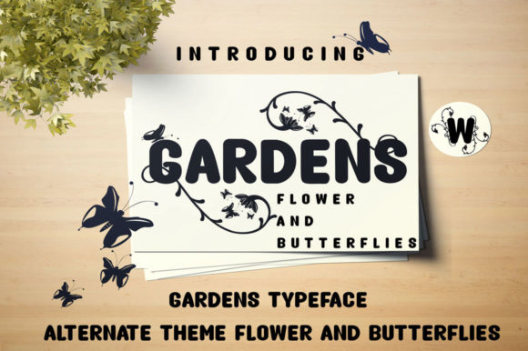 Gardens Font - Featured Image