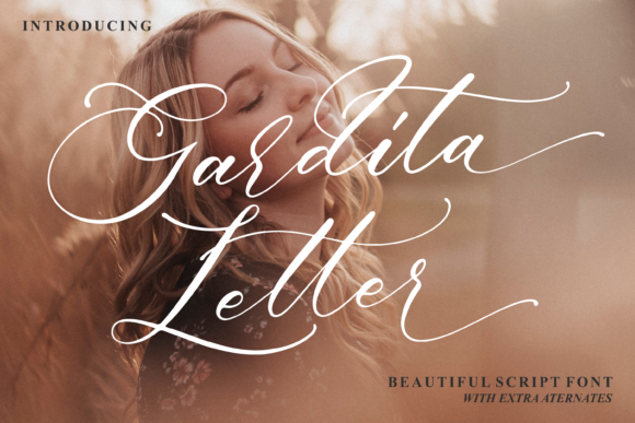 Gardita Letter Font - Featured Image