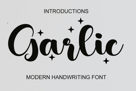 Garlic Font - Featured Image