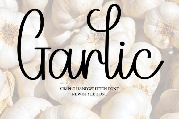 Garlic Font - Featured Image