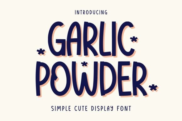Garlic Powder Font - Featured Image