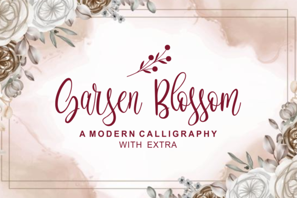Garsen Blossom Font - Featured Image